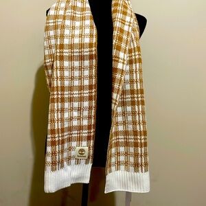Timberland scarf - tan & cream in color - NWT